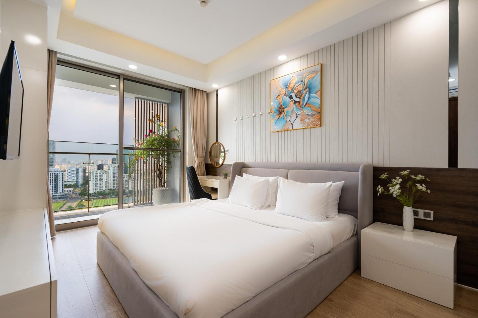 호치민 Convinia Luxury The Peak Midtown 아파트 호텔 외부 사진